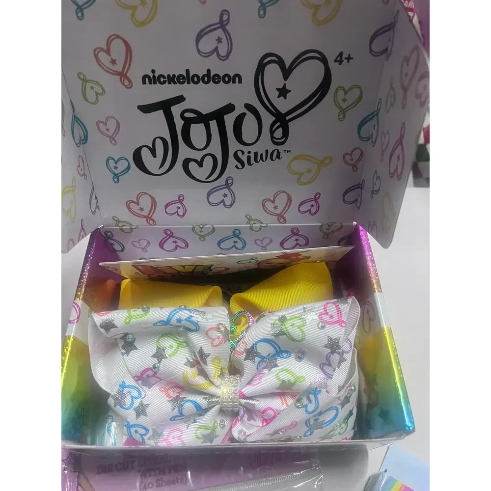 JOJO SIWA Bow Club BFF Collection Hair Bows Gift Set Limited Edition Plus MORE